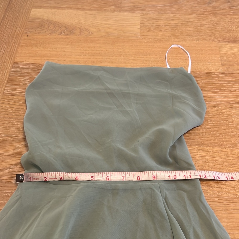 Lulus Romantically speaking Sage Green Slip Maxi Dress - Women's size XXS New - Picture 9 of 11